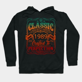 Vintage 1989 Limited Edition 35 Year old 35th Birthday Hoodie